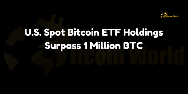 U.S. Spot Bitcoin ETF Holdings Surpass 1 Million BTC